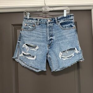 We The Free denim distressed shorts 26
